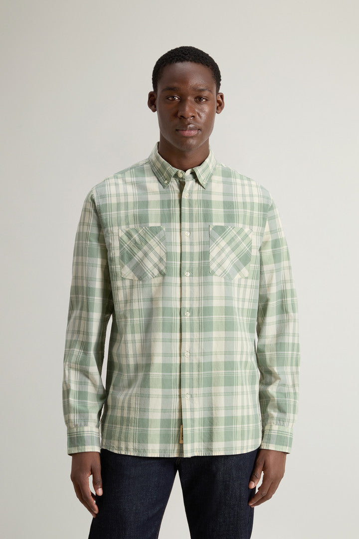 Pure Cotton Madras Check Shirt Men