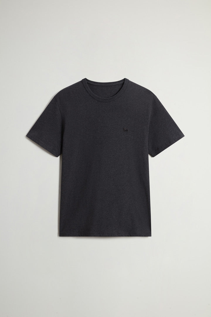 Pure Cotton Sheep T Shirt With Patch Men