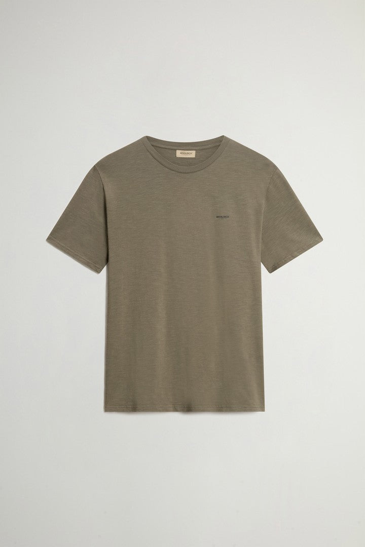 Slub T Shirt In Pure Cotton Men