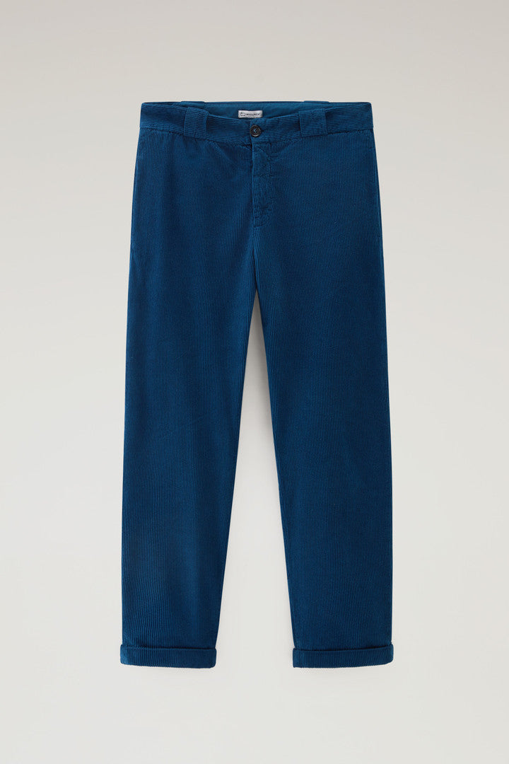 Garment Dyed Pants In Corduroy Men