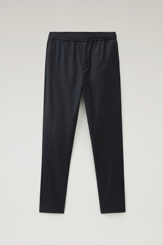 Pants in Vitale Barberis Canonico Virgin Wool Flannel - Men - Gray