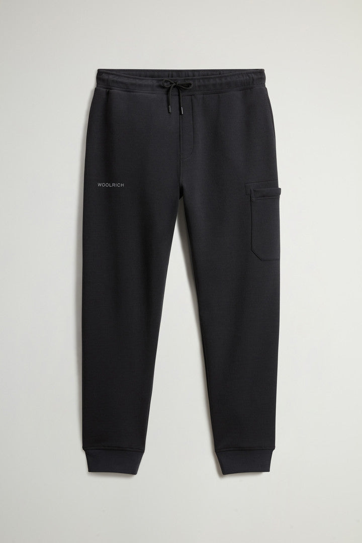 Cotton Blend Fleece Pants With Logo Men