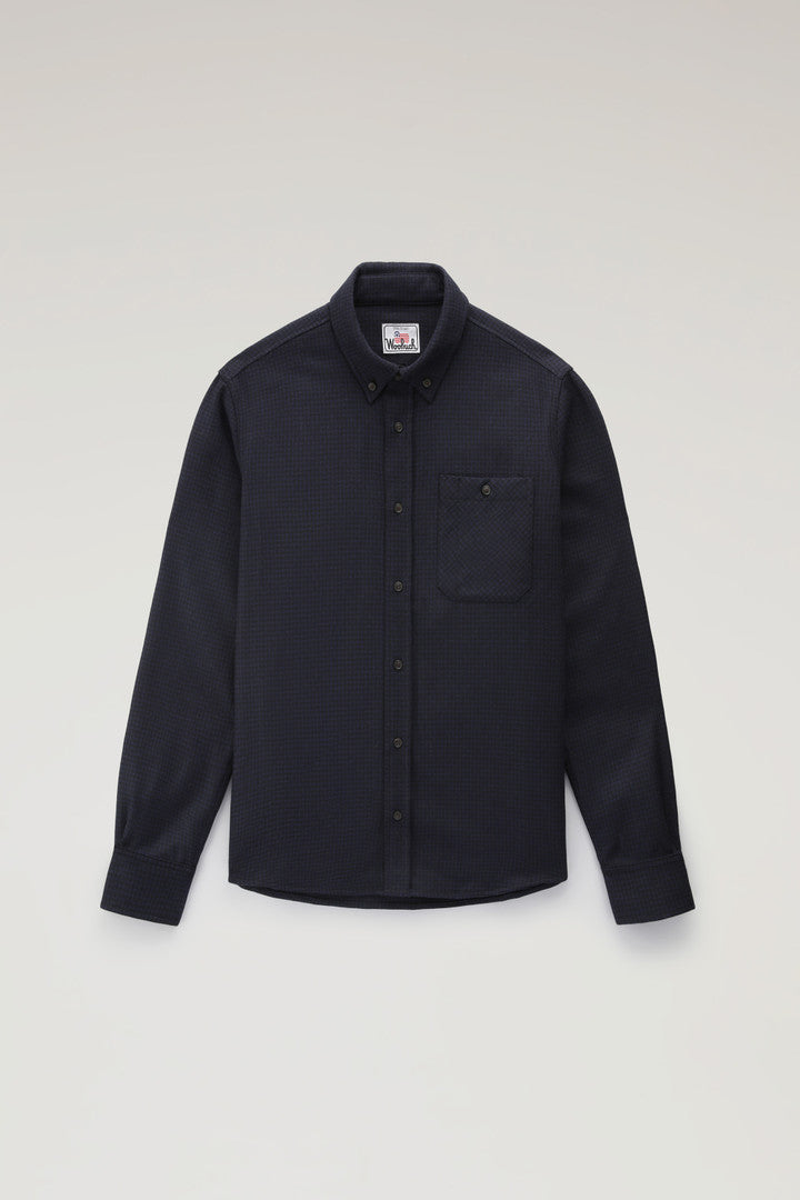 Trout Run Check Flannel Shirt In Wool Blend Men