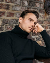 Cashmere Ribbed Submariner Rollneck In