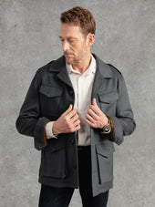 The Doeskin Revere Field Jacket - Cobble Grey