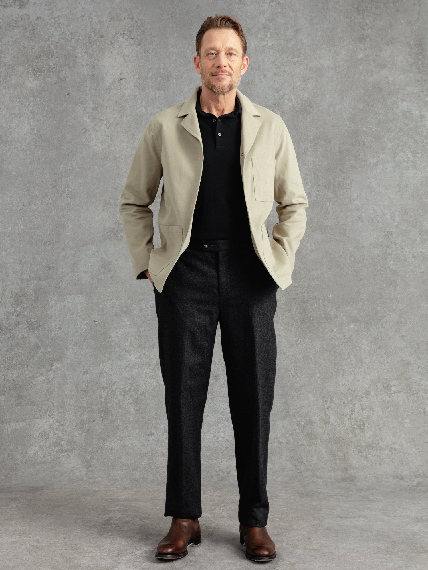 The Franglais Blazer Pebble