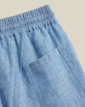 CHAMBRAY SHORTS