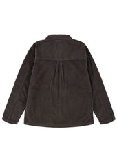 Cord Clarence Jacket in Charcoal