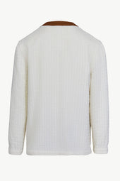 Charlie Cardigan In Textured Wool