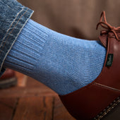 Bleu & Orange - Color block - Coton