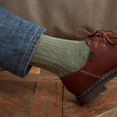Vert Beige Torsades Coton