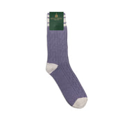 Violet Beige Torsades Coton