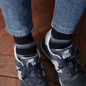 Noir Gris Bleu Coton