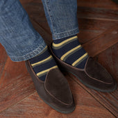 Marine Jaune Kaki Coton