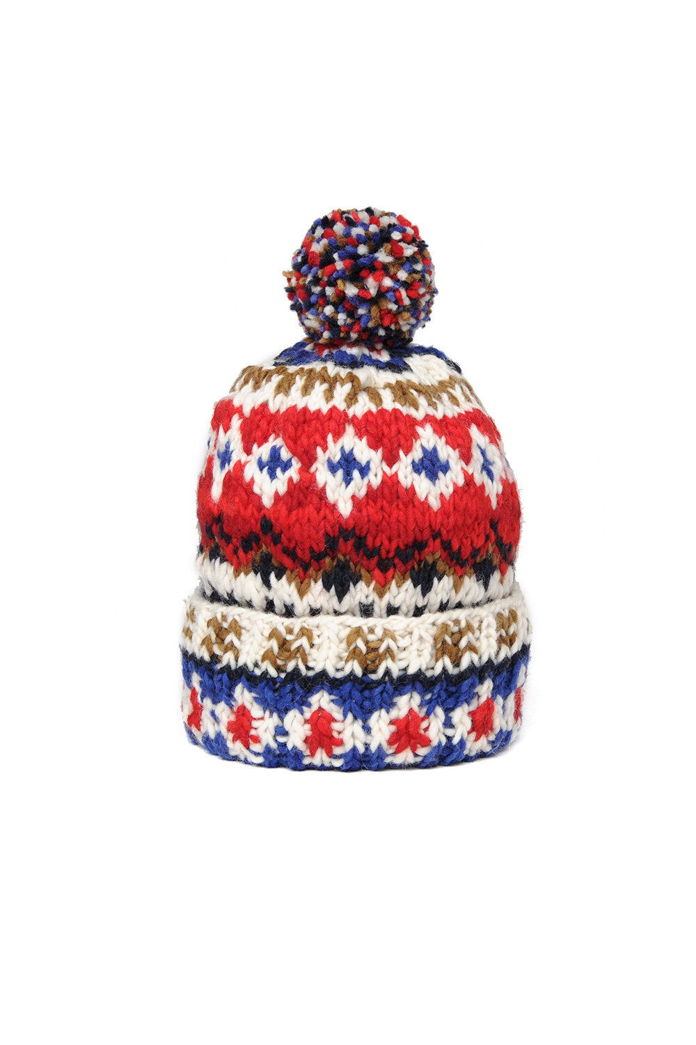 Double Cuff Cap Fair Isle 3 3