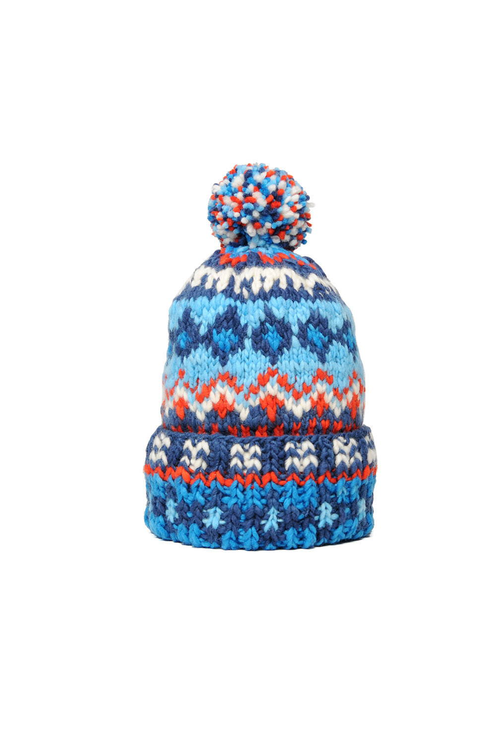 Double Cuff Cap Fair Isle 3 Real