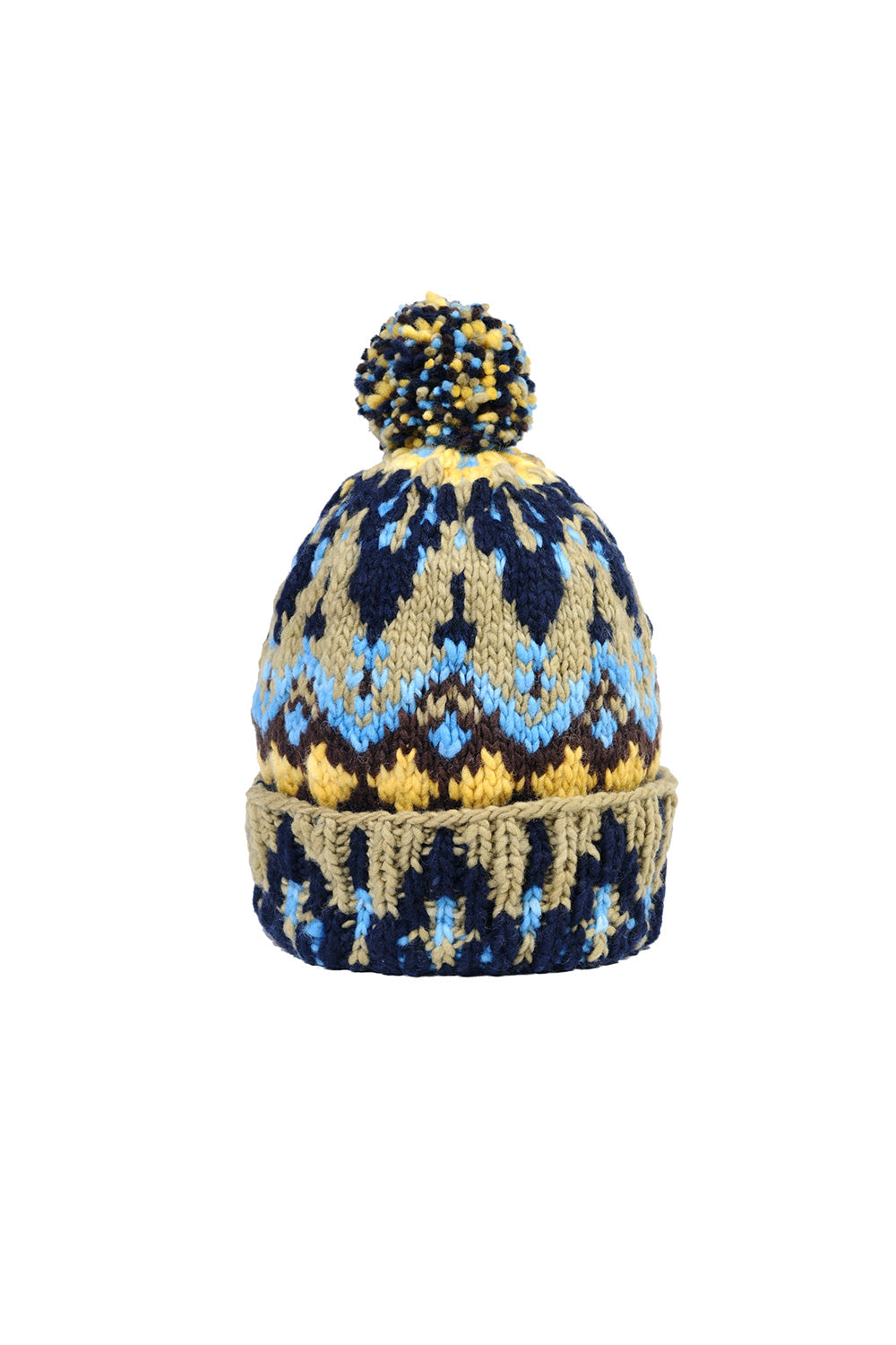 Double Cuff Cap Fair Isle 7