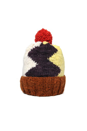 Double Cuff Cap Lightning Red Rust