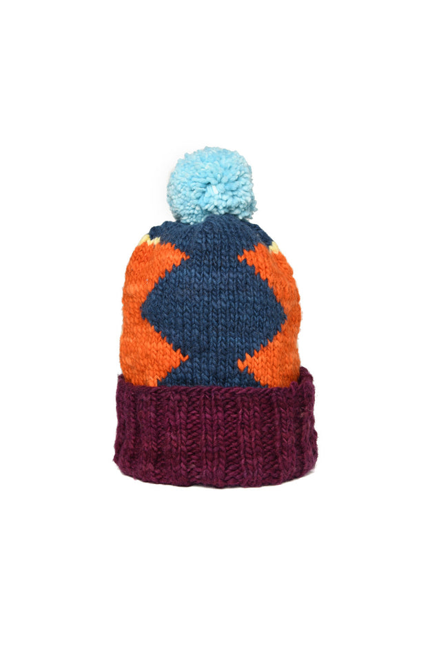 Double Cuff Cap Lightning - Raspberry