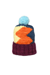 Double Cuff Cap Lightning Raspberry