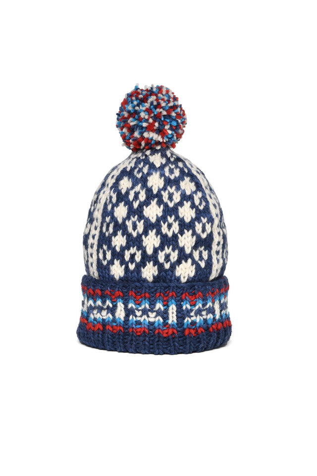 Double Cuff Cap Design B - Navy
