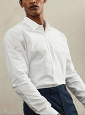 Chemise Jay Blanc Popeline