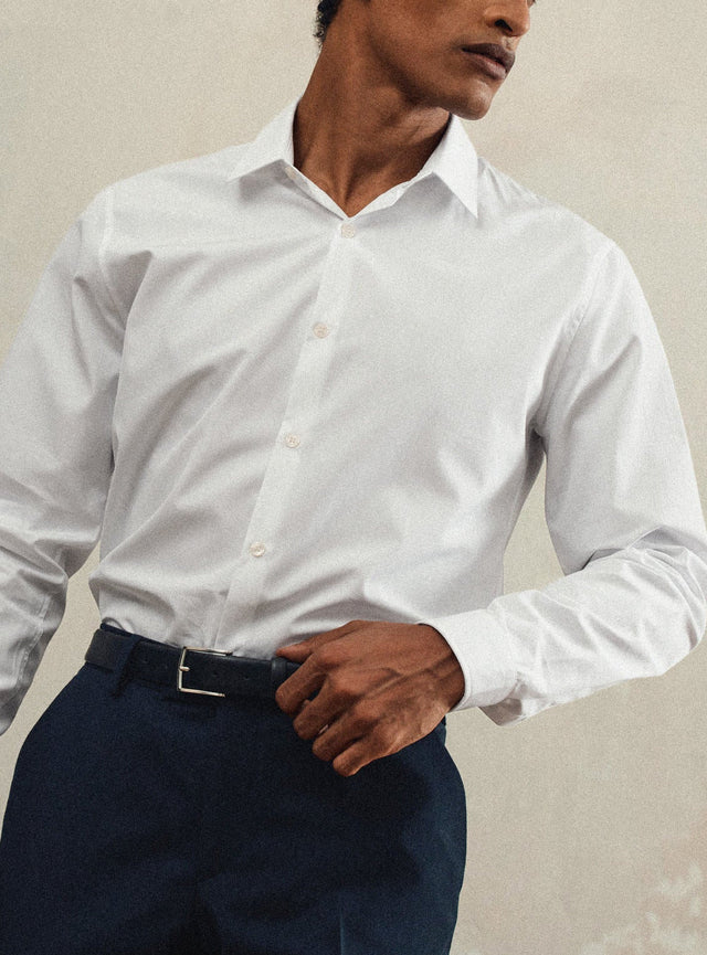 Chemise Jay Blanc Popeline