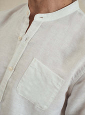 Chemise En Lin Willis Blanc