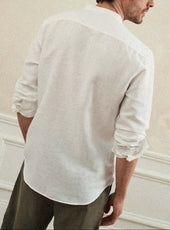 Chemise En Lin Willis Blanc