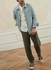 Chemise En Lin Willis Blanc