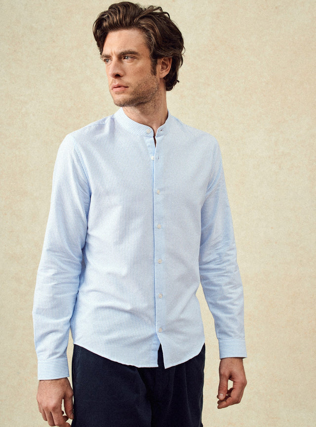 Chemise Gareth White/Cloud