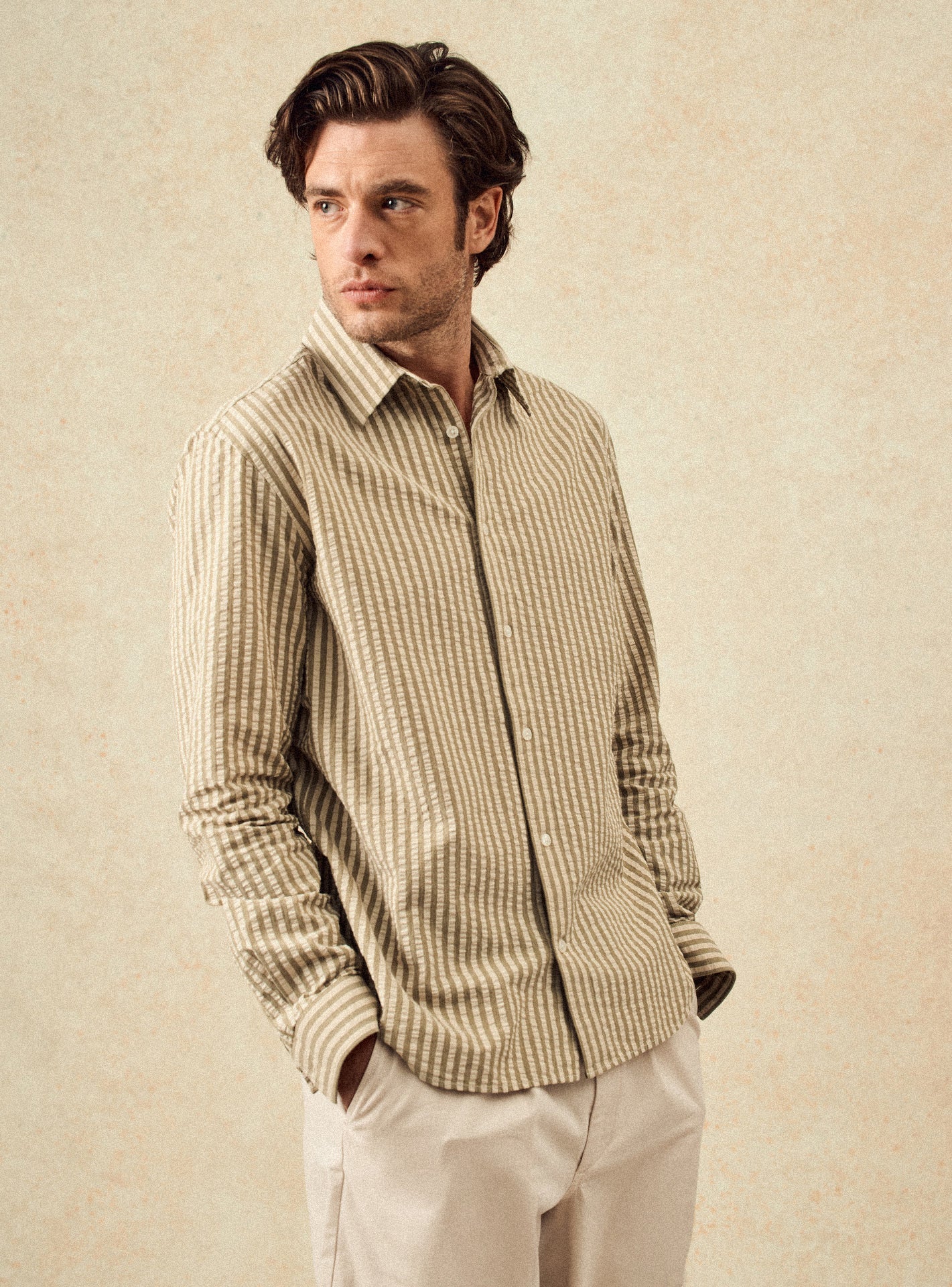 Chemise Robin Sauge Ecru