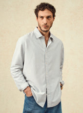 Chemise Robin Ecru/Océan