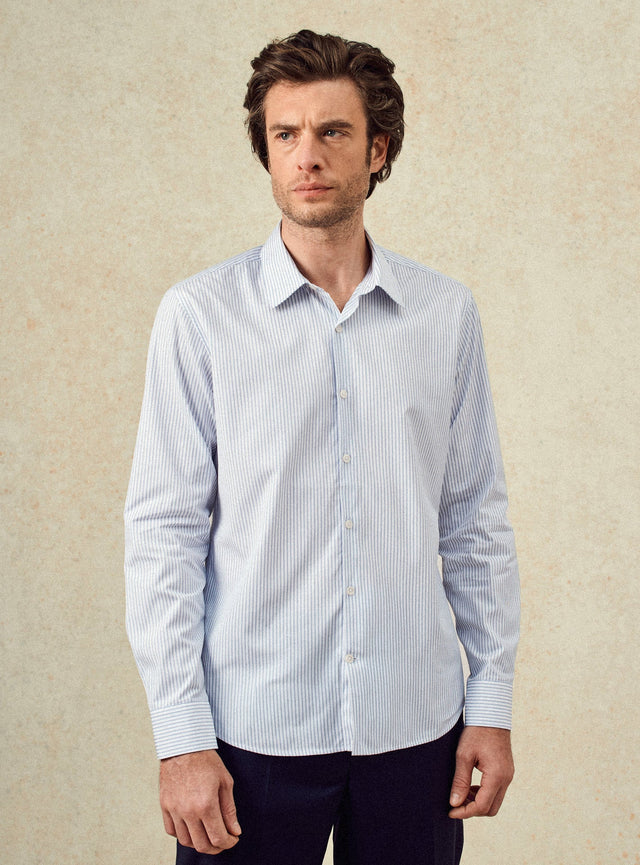 Chemise Jake Ciel/White