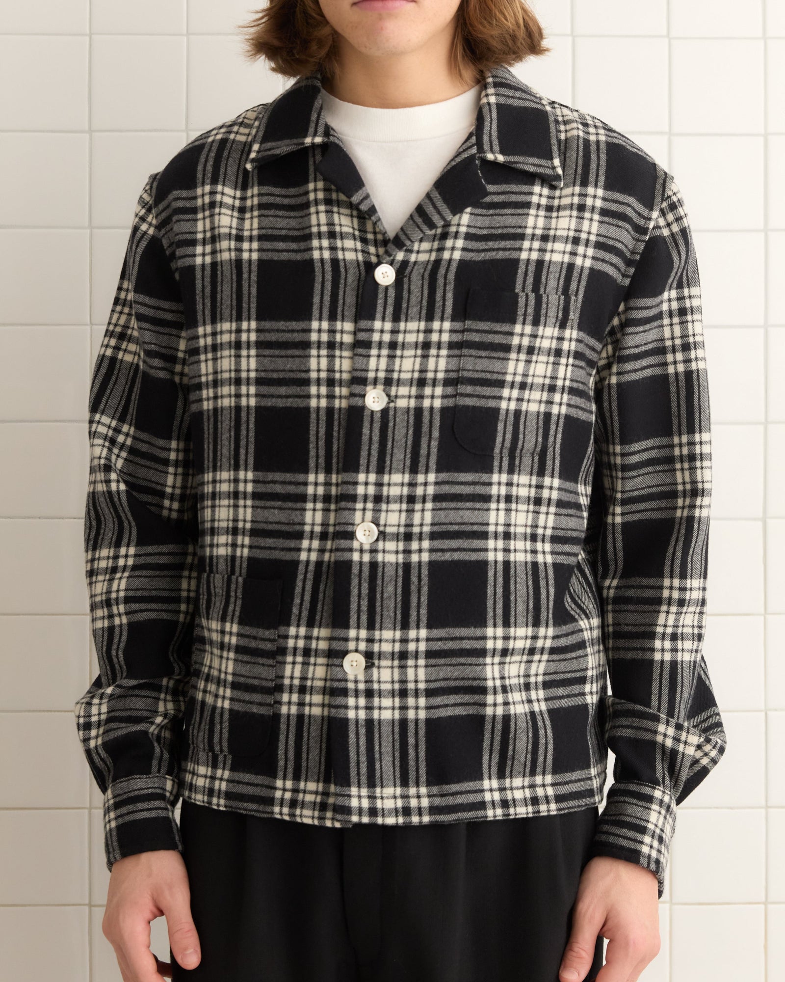 Chimney Plaid Overshirt - M/L