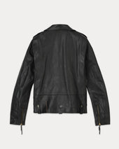Chiodo Giacca Biker In Pelle