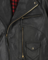 Chiodo Giacca Biker In Pelle