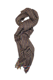 Multi Pin Stripe Scarf Narrow