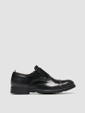 Chronicle 003 Dark Grey Leather Oxford Shoes