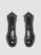 CHRONICLE 042 - Grey Leather Ankle Boots