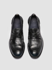 CHRONICLE 144 - Navy Leather Penny Loafers