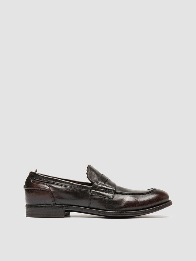 CHRONICLE 144 - Brown Leather Penny Loafers