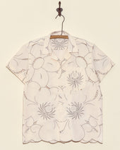 Chrysanthemum Carpet Short Sleeve Shirt - XS