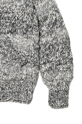 Mix Heather Zipper Cardigan Mix