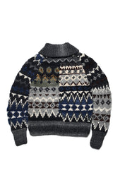 Crazy Zipper Cardigan