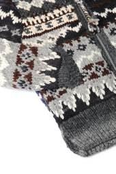 Crazy Zipper Cardigan