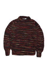 Mix Stripe Pullover - Black