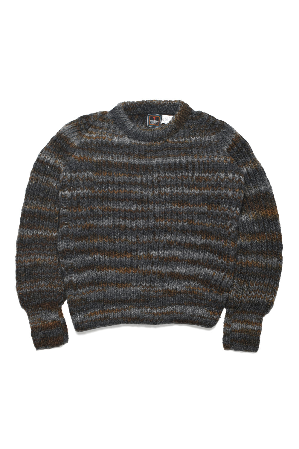Mix Stripe Pullover X Grey
