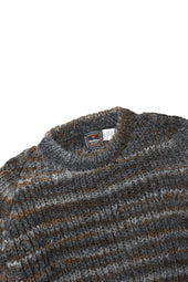 Mix Stripe Pullover X Grey