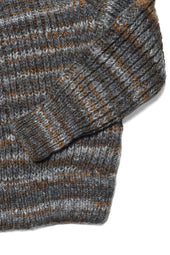 Mix Stripe Pullover X Grey
